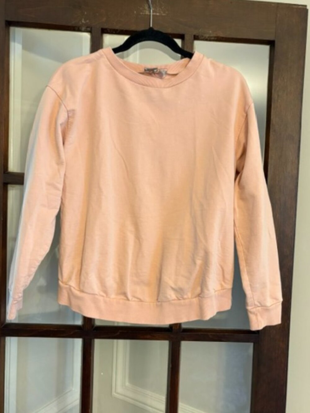 Asos Peach Sweatshirt, Size 4